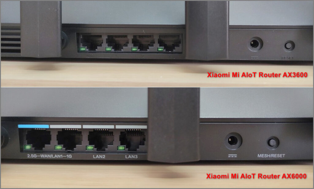 Xiaomi ax6000 router interface